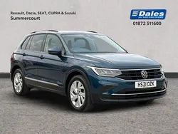 Blue Used 2021 VW Tiguan Life SUV | £17,500 (Fair price)