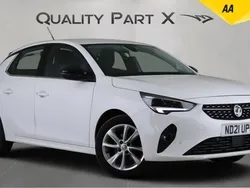 White Used 2021 Vauxhall Corsa Elite Hatchback | £8,780 (Fair price)