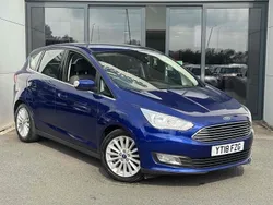 Blue Used 2018 Ford C-MAX Titanium MPV | £9,595 (Fair price)