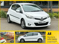White Used 2014 Toyota Yaris Plus Hatchback | £4,750 (Fair price)