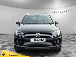 Black Used 2015 VW Touareg R-line SUV | £15,495 (Fair price)