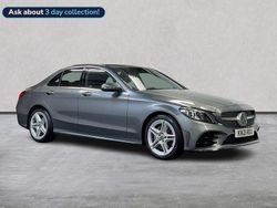 Grey Used 2019 Mercedes C180 AMG line Sedan | £20,249 (Expensive)