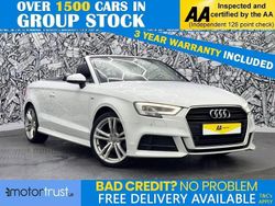 White Used 2018 Audi A3 Cabriolet S-Line Cabriolet | £18,595 (Fair price)