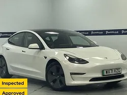 White Used 2021 Tesla Model 3 Long Range AWD Sedan | £15,870 (Fair price)
