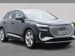 Black New 2024 Audi Q4 e-tron S-Line SUV | £36,618 (Super price)