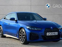 Blue Used 2025 BMW 420 Gran Coupé M Sport Coupe | £41,295 (A bit pricey)