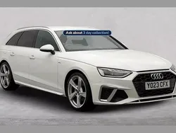 White Used 2023 Audi A4 S-Line Estate | £24,611 (Fair price)