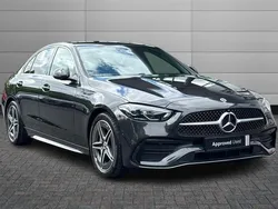 Grey Used 2024 Mercedes C200 AMG line Sedan | £34,490 (Expensive)