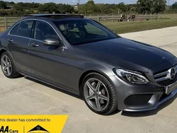 Grey Used 2017 Mercedes C250 AMG Line Premium Plus Sedan | £16,995 (Fair price)