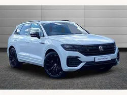 White Used 2023 VW Touareg Black Edition SUV | £49,350 (Fair price)