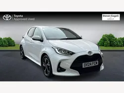 White Used 2024 Toyota Yaris Hybrid Design Hatchback | £18,893 (Fair price)