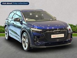 Blue Used 2025 Audi Q4 e-tron Black Edition SUV | £38,851