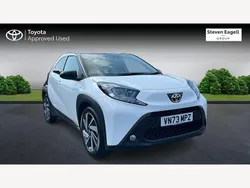 White Used 2023 Toyota Aygo Hatchback | £13,667 (Fair price)