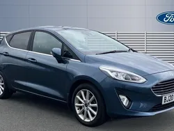 Blue Used 2020 Ford Fiesta Titanium Hatchback | £11,000 (Fair price)