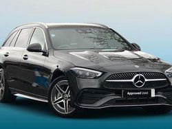 Grey Used 2023 Mercedes C300e AMG Line Premium Plus Estate | £33,995 (Fair price)