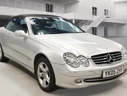 Silver Used 2005 Mercedes CLK320 Avantgarde Cabriolet | £3,490 (Fair price)