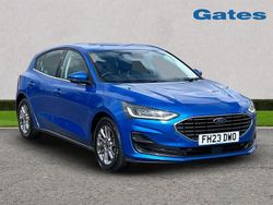 Blue Used 2023 Ford Focus Titanium Hatchback | £15,499 (Fair price)