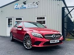 Red Used 2019 Mercedes C200 Sedan | £17,995 (Fair price)