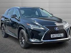Black Used 2022 Lexus RX450h Sport Line SUV | £35,979 (Fair price)