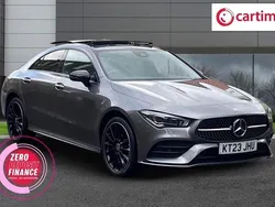 Grey Used 2023 Mercedes CLA250e AMG line Sedan | £26,299 (Fair price)