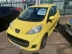 Yellow Used 2009 Peugeot 107 Hatchback | £2,295 (Fair price)