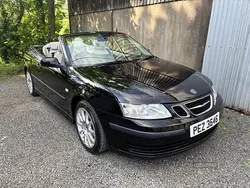 Black Used 2007 Saab 9-3 Cabriolet Linear Cabriolet | £2,995