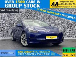 Blue Used 2021 Tesla Model 3 Sedan | £19,695 (Fair price)
