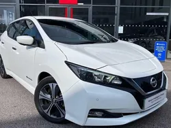 White Used 2020 Nissan Leaf N-Connecta Hatchback | £8,970 (Fair price)