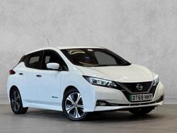 White Used 2019 Nissan Leaf Tekna Hatchback | £8,450 (Fair price)