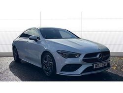 White Used 2022 Mercedes CLA250 AMG Line Premium Plus Sedan | £25,209 (Fair price)