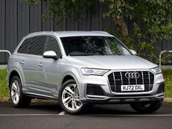 Silver Used 2022 Audi Q7 S-Line SUV | £38,498 (Fair price)