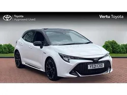 White Used 2021 Toyota Corolla Sport Hatchback | £19,161 (A bit pricey)