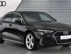 Black Used 2020 Audi A3 S-Line Sedan | £19,661 (Fair price)