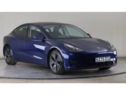 Blue Used 2020 Tesla Model 3 Long Range Sedan | £20,995 (Fair price)