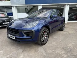Gentian blue Used 2024 Porsche Macan S SUV | £71,990 (Expensive)