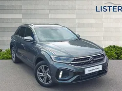 Indium grey metallic New 2025 VW T-Roc R-line SUV | £31,490 (Expensive)