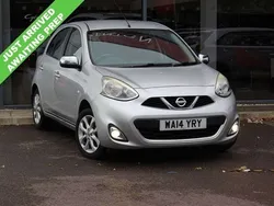 Silver Used 2014 Nissan Micra Acenta Hatchback | £7,290 (Fair price)