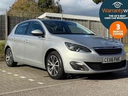 Silver Used 2016 Peugeot 308 Allure Hatchback | £4,695 (Fair price)