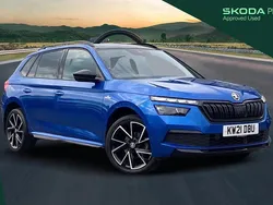 Race blue metallic Used 2021 Skoda Kamiq Monte Carlo SUV | £18,875 (Fair price)