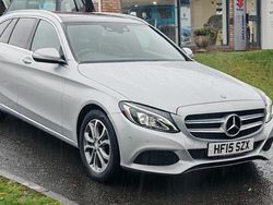 Silver Used 2015 Mercedes C200 Premium Estate | £10,495 (Fair price)