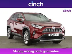 Red Used 2021 Toyota RAV4 Hybrid SUV | £25,999 (Fair price)