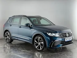 Blue Used 2021 VW Tiguan R-line SUV | £22,950 (Good price)