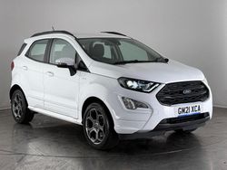 White Used 2021 Ford Ecosport ST-Line SUV | £11,350 (Fair price)