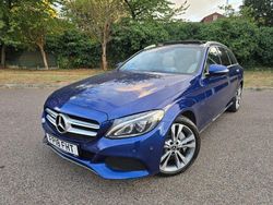 Blue Used 2018 Mercedes C350e Premium Estate | £9,950 (Fair price)