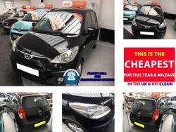 Black Used 2010 Hyundai i10 Comfort Hatchback | £5,985 (A bit pricey)