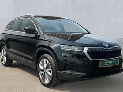 Black magic pearl Used 2024 Skoda Karoq SE L SUV | £23,650 (Fair price)