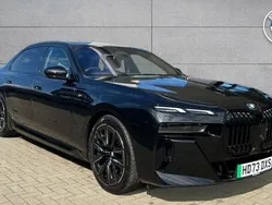 Black sapphire Used 2024 BMW i7 M Sport Sedan | £77,737 (Fair price)