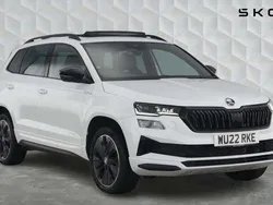 White Used 2022 Skoda Karoq SportLine SUV | £25,455 (Fair price)