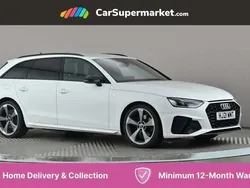 White Used 2021 Audi A4 Black Edition Estate | £20,897 (Fair price)