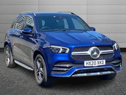 Brilliant blue Used 2020 Mercedes E300 AMG line Estate | £42,595